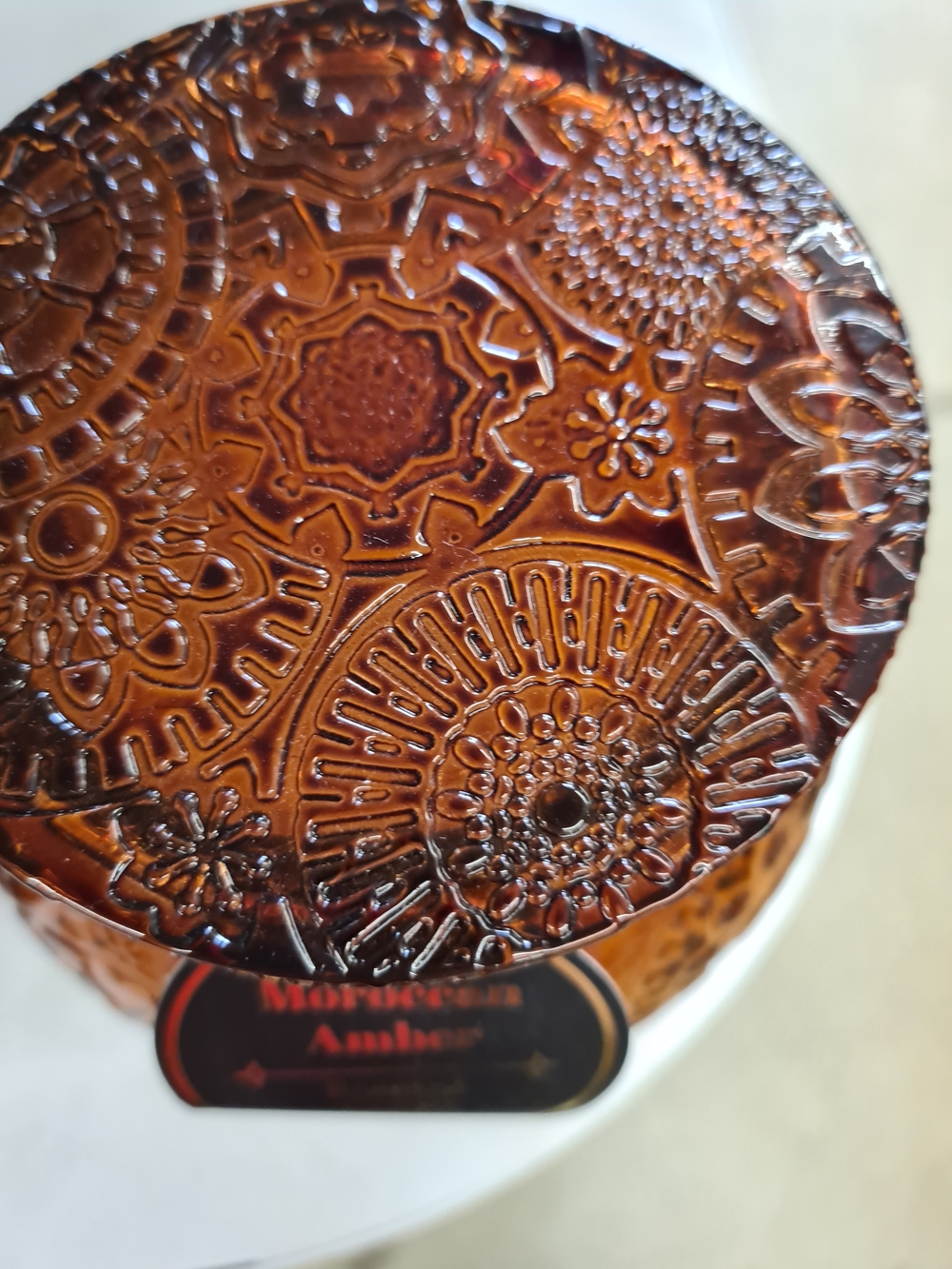 Scented Decorative Candle Trio - Olive Green, Plum, Amber - Picture 7 of 7